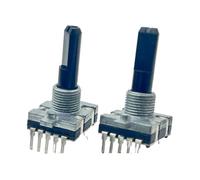 1 commutateur de codage double de type EC16, 16 positions, 16 impulsions, 5 broches, longueur d' 25 mm, potentiomètre numérique