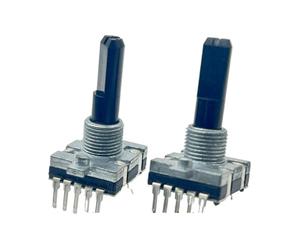 1 commutateur de codage double de type EC16, 16 positions, 16 impulsions, 5 broches, longueur d' 25 mm, potentiomètre numérique