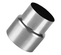1 connecteur de conduit de réduction de tuyau de poêle de 6 à 8 cm, réducteur de conduit de cheminée en acier inoxydable, adaptateur de cheminée, tuyau de poêle for poêle à bois, cheminées