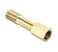 1 connecteur d'extension mâle vers femelle en laiton for raccord de tuyau 1/8" 1/4" 3/8" filetage BSP(100mm Long,1/8")