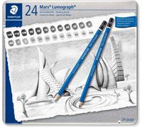 1 crayon Mars Lumograph 100 G24 Mars Lumo. 24 pièces, 100 % PEFC