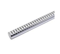 1 crémaillère ronde chromée, module 0,5/0,8/1/1,5/2/3/2,5, longueur 1000 mm, rail de guidage de pignon cylindrique. pour équipement CNC