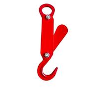 1 crochet coulissant forgé en acier allié, de gréement à dégagement automatique avec anneau œil, for chargement et déchargement intensifs, utilisation industrielle chimique(1T)