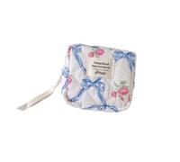 1. De Voyage en Polycoton Imperméable À l'eau pour Cosmétiques Floraux Élégants avec Plusieurs Pochettes De Maquillage À Compartiments Intérieurs