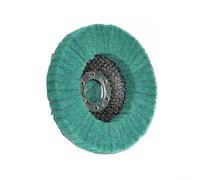 1 disque à lamelles en nylon de 4 pouces 320 pour meuleuse d'angle, disque de polissage en oxyde d'aluminium de type 27 avec support en fibre de verre pour finition en acier inoxydable