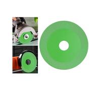 1 disque diamanté vert - Pour meuleuse angle et coupe-verre - Découpe/polissage verre, jade, cristal, bouteilles