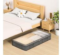 1 Ensemble de Boîte de Rangement sous Lit de 90L avec Tiroir, avec Fenêtre Transparente - Sous-lit Anti-poussière pour Vêtements, Organisateur pour Chambre, Organisateur sous Lit Économisant l'Espace