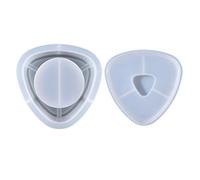 1 Ensemble De Moules En Résine Époxy Pour Cendrier Triangulaire, Moules En Silicone Pour Cendrier De Cigarette