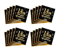 1 Ensemble de Serviettes Imprimées Colorées pour Fêtes d ' Anniversaire Papier Robuste 80G Mesurant 16, 5 Cm Napperon en Papier Décoratif Serviettes Imprimées Colorées