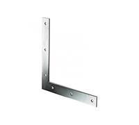 1 équerre d'assemblage plate acier zingué HETTICH, l.160 mm Zingué G