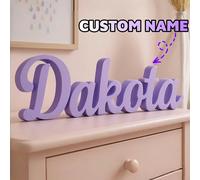 1 Étiquette de nom personnalisée imprimée en 3D - Personnalisez votre nom avec un design élégant et unique, parfait pour la décoration de la maison, les anniversaires, les fêtes, les remises de diplôm