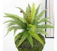 1 fausse fougère à 12 têtes de plantes artificielles pour décoration de porche (style 1)