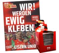 1.FC Union Berlin - Sticker Stars - Autocollants à collectionner - 1 présentoir (100 sachets) + 1 album
