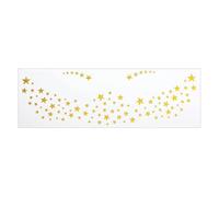 1 Feuille Brilleurs Butterfly Rose Face Stickers Tempary Freckles For Festivals Halloween Christmas Cosplay Party Music Festival Art