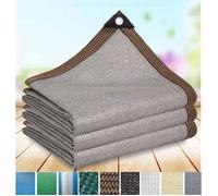1 Filet d'ombrage, Rectangulaire, Polyéthylène haute densité, Gris, 90% blocage UV, Pour jardin terrasse serre .