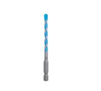 1 foret à percussion multifonctionnel à queue hexagonale pour le perçage du métal, du bois, du plastique et du carrelage, diamètre 3-12 mm, style 4, 1 pièce