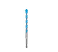 1 foret à percussion multifonctionnel à queue hexagonale pour le perçage du métal, du bois, du plastique et du carrelage, diamètre 3-12 mm, style 9, 1 pièce