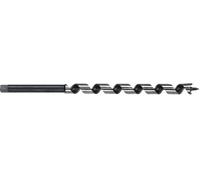 wolfcraft 7671010 Mèche à Bois à Spirale Unique Diamètre 12,0 x 400 mm Argent