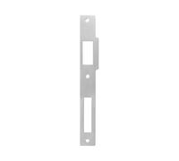 1 Gache Acier Inoxydable Plaque Fermeture Porte Pene Dormant Argent | dimensions 21x8cm, residentiel commercial, installation visser, finition plate, robuste