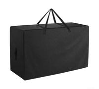 1 housse de meubles d'extérieur, sac de transport pliable, sac de transport en tissu Oxford imperméable, poignées renforcées, fermeture éclair sécurisée, pour camping, voyage, lit d'invités (150,7 x