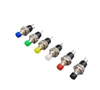 1 interrupteur à bouton-poussoir momentané de 7 mm, micro-interrupteur à réinitialisation automatique PBS-110, marche/arrêt, appuyez sur l'interrupteur de réinitialisation for l'électronique(WHITE)