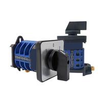 1 interrupteur rotatif à came inverseur LW26 for montage sur rail DIN, 20 A, 25 A, 32 A, 1 à 4 pôles, 2 ou 3 positions, contacts argentés, commande de puissance(25A1P 4Terminal-102)