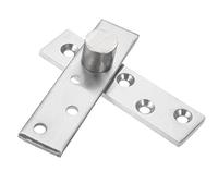 1 jeu d' de rotation à 360 degrés 150 mm en acier inoxydable, for portes bois, cadre alliage, charnières rotatives haut bas, charnière pivot caché