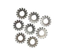 1 Jeu Disque Engrenage Conique à Dents Droites N°1-N°8 HSS | Degrés de module, pour fraiseuse CNC, Fraise pour Engrenages(M4.5)