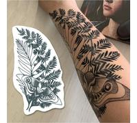 1 kit Tatouages à technologie révolutionnaire, tatouages semi-permanents, Ellie Williams, The Last Of Us, lettrage, tatouages temporaires, longue durée, faux tatouages, résistants à l'eau, apparence d