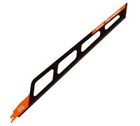 1 lame de scie sabre PRO 400 mm pour matériaux isolants, lame de scie pour laine minérale, tubes isolés, panneaux isolants et matériaux souples, accessoires de scie pour travaux d'isolation