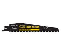 1 lame de scie sauteuse de 152 mm, 6 dents par pouce, pour matériaux de construction