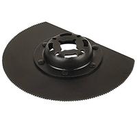 wolfcraft 3999000 1 Lame de Scie Segmentée "Pro", Bim, Ø de Coupe 85 mm, Profondeur de Coupe 19 mm + 1 Bague D'adaptation Pour Bosch Pms 250 Ces Argent