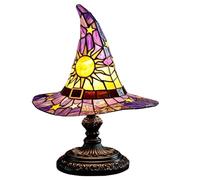 1 lampe d'Halloween - 18 x 13 x 30 cm - Veilleuse gothique en résine alimentée par USB | Lampe décorative effrayante pour chambre à coucher, salon, bureau, table de chevet, fête, vacances