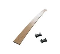 1 lattes + embouts pour sommier et lit 160x200 Bois 7 plis 780x48x8 mm Remplacement pour sommier / bz / clic clac Jaune