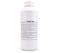 1 litre Huile de tung 100% pure | Entretien naturel du bois intérieur et extérieur | Il n'altère pas la couleur en laissant une couche imperméable très résistante. - Snadi