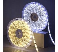 1 m - 15 m Bande lumineuse USB, Lumières LED blanches/blanc chaud 5V, Contrôle par bouton, Bande lumineuse USB flexible, Adhésive, Éclairage de fond de télévision, Éclairage de décoration pour la mais