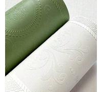1 m Papier peint mural 3D amovible - Imperméable et résistant à la moisissure, sticker mural autoadhésif à motif rococo pour salon et chambre à coucher, cadeau de relooking instantané de la maison Roc