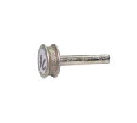 1 meule abrasive diamantée for chanfreinage du verre et bordures de carrelage(4mm P150)