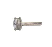 1 meule abrasive diamantée for chanfreinage du verre et bordures de carrelage(5mm P150)
