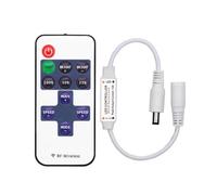 1 Mini télécommande sans Fil RF 5-24 V 12 A, contrôleur de Gradation LED adapté aux Bandes Lumineuses monochromes 5050 5630