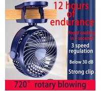 1 mini ventilateur portable, chargement USB, une charge/12 heures d'utilisation