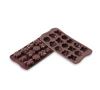 Silikomart Moule en silicone CHOCO SPRINGLIFE SCG24 – 15 chocolats, antiadhésif, 36×26×15 mm