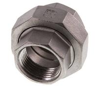 1'' NPT Mamelon double en acier inoxydable 3-pièces avec joint conique 16 Bar