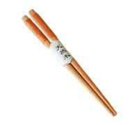 1 paire de baguettes en bois de 18 cm - Passe au lave-vaisselle - Prise en main confortable - Réutilisables - Style chinois classique - Pour la maison et les enfants