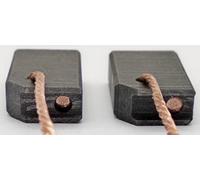 1 paire de balais de charbon avec arrêt automatique pour Metabo W 7-100, W 7-115, 7-125, Quick, 8-125, WE 9-125, 10-125, 14-125 Quick, WEP, STE STEB 100, 105, 135 Plus