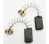 1 paire de balais de charbon pour AEG SB 2 E 20, 651, 701, 751, 801, 901, B 16, BV 16 A, BZ 16 A, B2-16, STSE 350