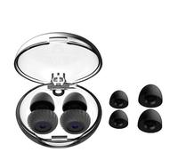 1 Paire De Bouchons D'oreilles Anti-Bruit Avec Embouts D'oreille Le Noir