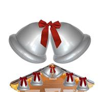 1 paire de boules de Noël gonflables portables | Ballon gonflable en PVC décoré pour extérieur de Noël pour jardin, cour, pelouse, porche, salon