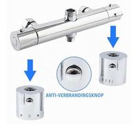 1 paire de boutons de contrôle de température poignées mélangeur de bain robinets de salle de bains accessoires thermostat poignées de boutons de température durables