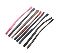 1 paire de branches de lunettes en caoutchouc de rechange pour réparation de lunettes et lunettes de soleil (modèle 9006)